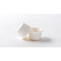 60ml Bagasse Dip Bowl Lid