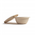 750ml Container Round Bowl Lid Bagasse (SNAPFIT - LID)