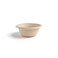 750ml Container Round Bottom Bagasse (ANTI - LEAK)